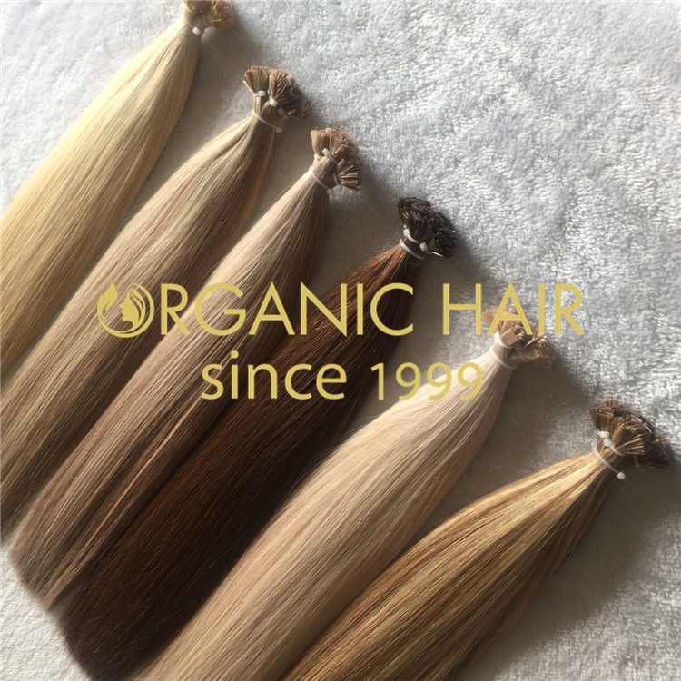  Flat-Tip Hair Extensions-Oganic Hair H166